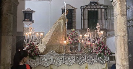 La Virgen de la Aurora volvió a recorrer el casco histórico de Ronda